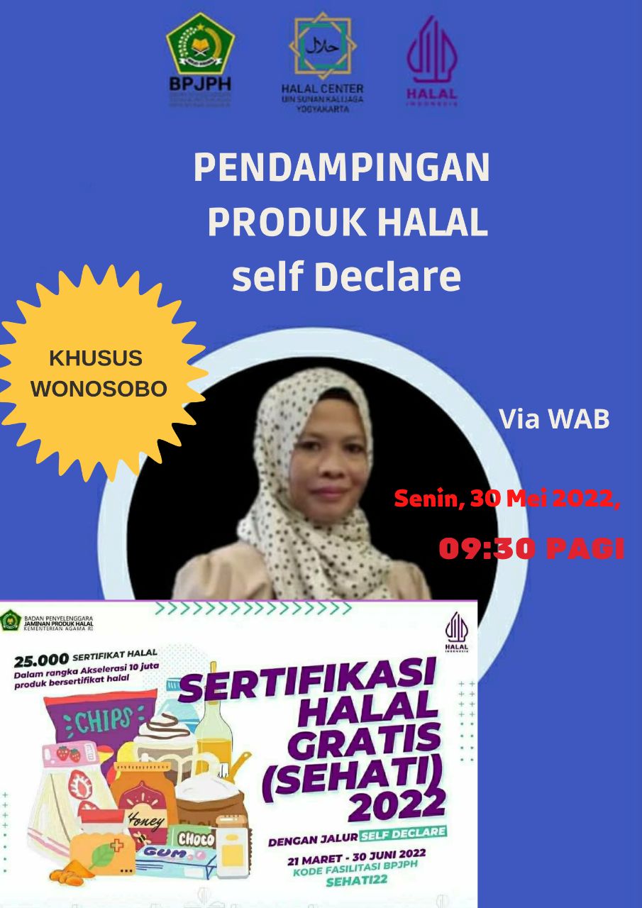 Pendampingan Proses Produk Halal - Self Declare | Event : LUNAS ...