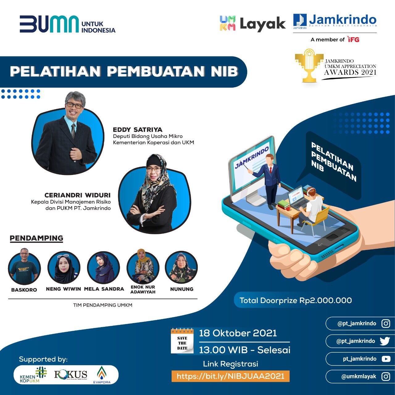 Pelatihan Pembuatan Nib Event Lunas Layanan Umkm Naik Kelas